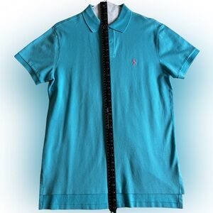 Ralph Lauren Teal Polo T-Shirt | Size Medium